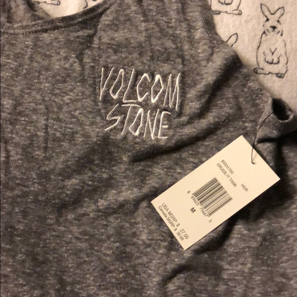 Volcom “cruise it” twist back tank top